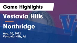 Vestavia Hills  vs Northridge Game Highlights - Aug. 30, 2022