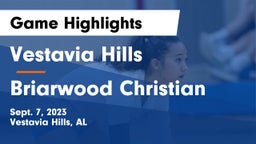 Vestavia Hills  vs Briarwood Christian  Game Highlights - Sept. 7, 2023