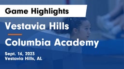 Vestavia Hills  vs Columbia Academy  Game Highlights - Sept. 16, 2023