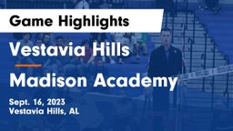 Vestavia Hills  vs Madison Academy  Game Highlights - Sept. 16, 2023