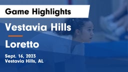Vestavia Hills  vs Loretto  Game Highlights - Sept. 16, 2023