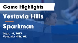 Vestavia Hills  vs Sparkman  Game Highlights - Sept. 16, 2023