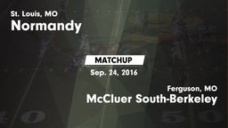 Matchup: Normandy  vs. McCluer South-Berkeley  2016