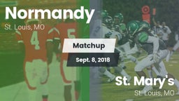 Matchup: Normandy  vs. St. Mary's  2018