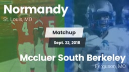 Matchup: Normandy  vs. Mccluer South Berkeley 2018