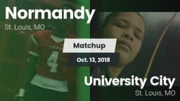 Matchup: Normandy  vs. University City  2018