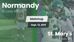 Matchup: Normandy  vs. St. Mary's  2019