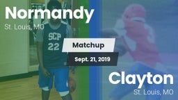 Matchup: Normandy  vs. Clayton  2019