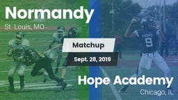Matchup: Normandy  vs. Hope Academy  2019