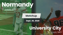 Matchup: Normandy  vs. University City  2020