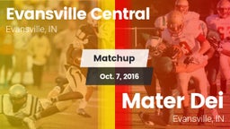 Matchup: Evansville Central H vs. Mater Dei  2016