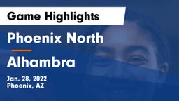 Phoenix North  vs Alhambra  Game Highlights - Jan. 28, 2022