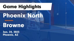 Phoenix North  vs Browne  Game Highlights - Jan. 24, 2023