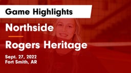 Northside  vs Rogers Heritage  Game Highlights - Sept. 27, 2022