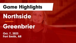 Northside  vs Greenbrier  Game Highlights - Oct. 7, 2023