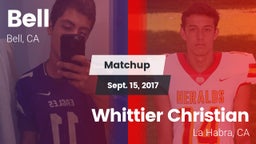 Matchup: Bell  vs. Whittier Christian  2017