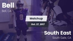 Matchup: Bell  vs. South East  2017