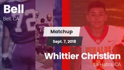 Matchup: Bell  vs. Whittier Christian  2018