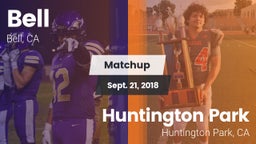Matchup: Bell  vs. Huntington Park  2018