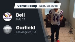 Recap: Bell  vs. Garfield  2018