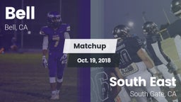 Matchup: Bell  vs. South East  2018