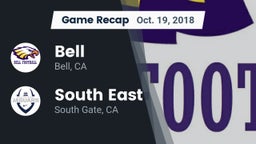 Recap: Bell  vs. South East  2018