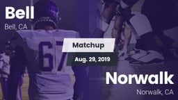 Matchup: Bell  vs. Norwalk  2019