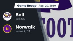 Recap: Bell  vs. Norwalk  2019