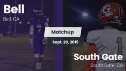 Matchup: Bell  vs. South Gate  2019
