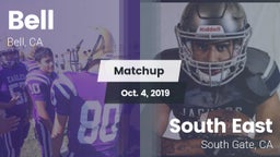 Matchup: Bell  vs. South East  2019