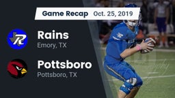 Recap: Rains  vs. Pottsboro  2019