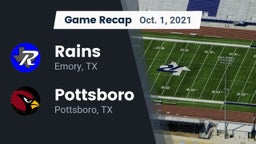 Recap: Rains  vs. Pottsboro  2021