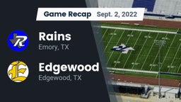 Recap: Rains  vs. Edgewood  2022