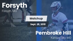 Matchup: Forsyth  vs. Pembroke Hill  2018