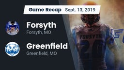 Recap: Forsyth  vs. Greenfield  2019
