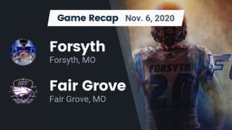 Recap: Forsyth  vs. Fair Grove  2020