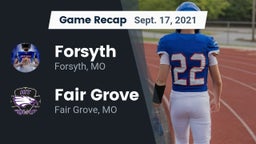 Recap: Forsyth  vs. Fair Grove  2021