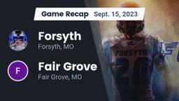 Recap: Forsyth  vs. Fair Grove  2023