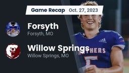 Recap: Forsyth  vs. Willow Springs  2023