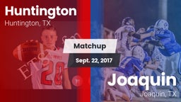 Matchup: Huntington High vs. Joaquin  2017