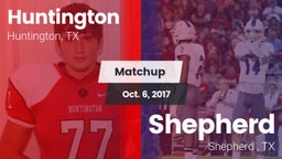 Matchup: Huntington High vs. Shepherd  2017