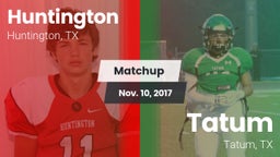 Matchup: Huntington High vs. Tatum  2017
