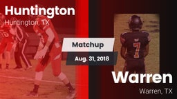 Matchup: Huntington High vs. Warren  2018