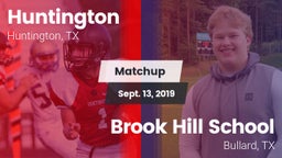 Matchup: Huntington High vs. Brook Hill School 2019