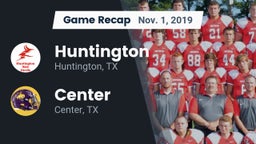 Recap: Huntington  vs. Center  2019