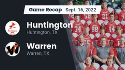 Recap: Huntington  vs. Warren  2022