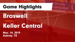 Braswell  vs Keller Central  Game Highlights - Nov. 14, 2019
