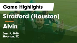 Stratford  (Houston) vs Alvin  Game Highlights - Jan. 9, 2020
