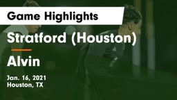 Stratford  (Houston) vs Alvin  Game Highlights - Jan. 16, 2021