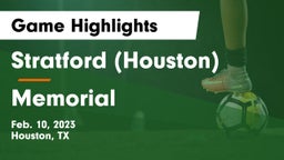 Stratford  (Houston) vs Memorial  Game Highlights - Feb. 10, 2023